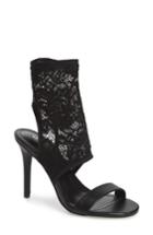 Women's Charles By Charles David Remote Sock Cuff Sandal .5 M - Black