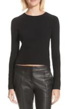 Women's A.l.c. Lewis Merino Wool Blend Sweater - Black