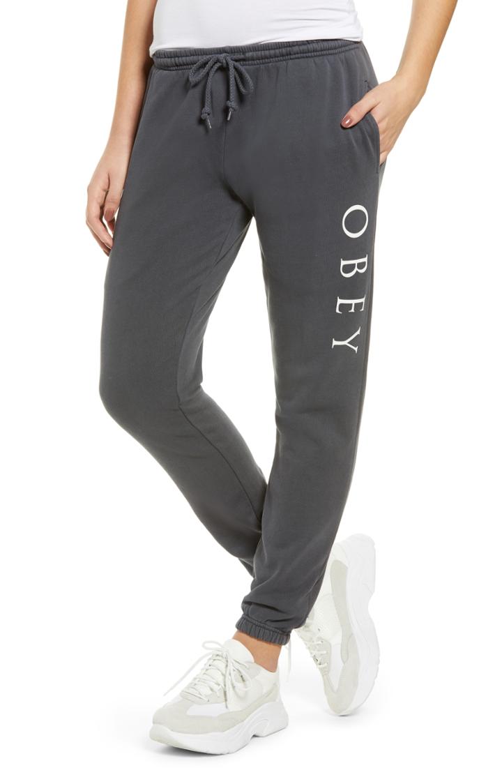 Women's Obey Novel Logo Joggers