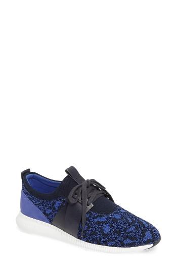Women's Cole Haan 2.0 Studiogrand Woven Sneaker B - Blue
