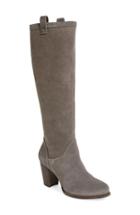 Women's Ugg 'ava' Tall Water Resistant Suede Boot M - Grey