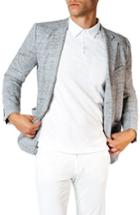 Men's Good Man Brand Tech Ponte Trim Fit Cotton Blazer, Size - Grey