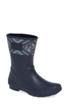 Women's Sperry Saltwater Current Fair Isle Waterproof Rain Boot M - Blue