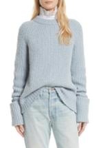 Women's Frame Alpaca Blend Cuffed Raglan Sweater - Blue