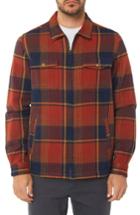 Men's O'neill Lodge Flannel Shirt Jacket - Orange