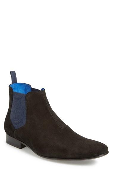 Men's Ted Baker London 'hourb 2' Midi Chelsea Boot .5 M - Black