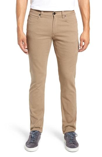 Men's Bugatchi Slim Fit Straight Leg Pants X 30 - Beige