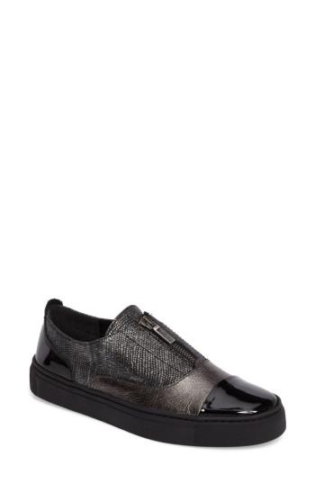 Women's The Flexx Zip It Slip-on Sneaker M - Black
