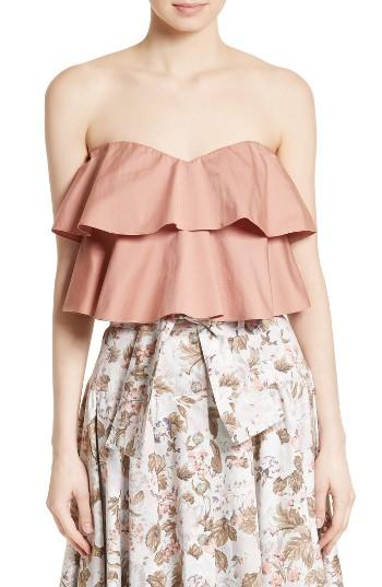 Women's Rebecca Taylor Strapless Crop Top