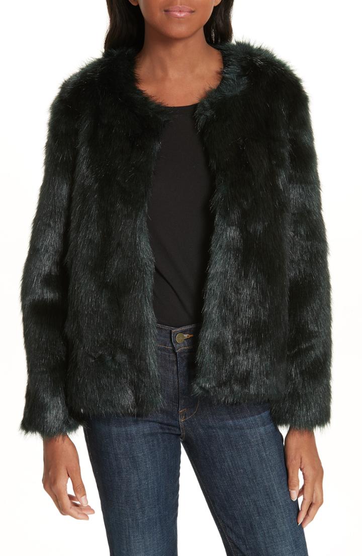 Women's Ba & Sh Waddy Faux Fur Coat