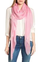 Women's Nordstrom Modal Silk Blend Scarf, Size - Pink
