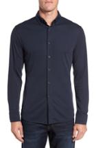 Men's Vince Camuto Slim Fit Button Down Collar Sport Shirt - Blue