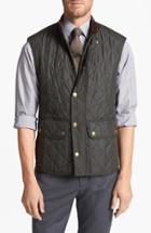 Men's Barbour 'lowerdale' Trim Fit Quilted Vest, Size - Green