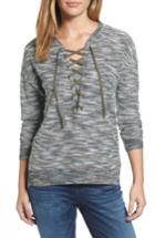 Women's Kut From The Kloth Everly Lace-up Sweater - Green