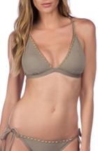 Women's La Blanca Deco Studded Bikini Top - Grey