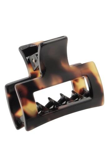France Luxe Small Cutout Jaw Clip, Size - Beige