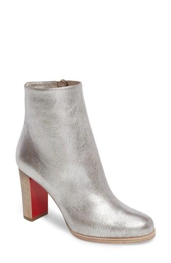 Women's Christian Louboutin Adox Boot .5us / 38.5eu - Metallic