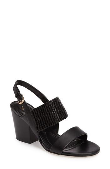 Women's Isola Lia Block Heel Sandal .5 M - Black