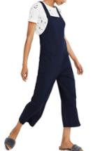 Women's Madewell Knit Patch Pocket Overalls, Size - Blue