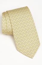 Men's Vineyard Vines 'golf Clubs' Silk Tie, Size - Yellow