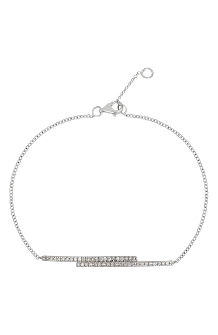 Women's Carriere Diamond Double Bar Bracelet (nordstrom Exclusive)