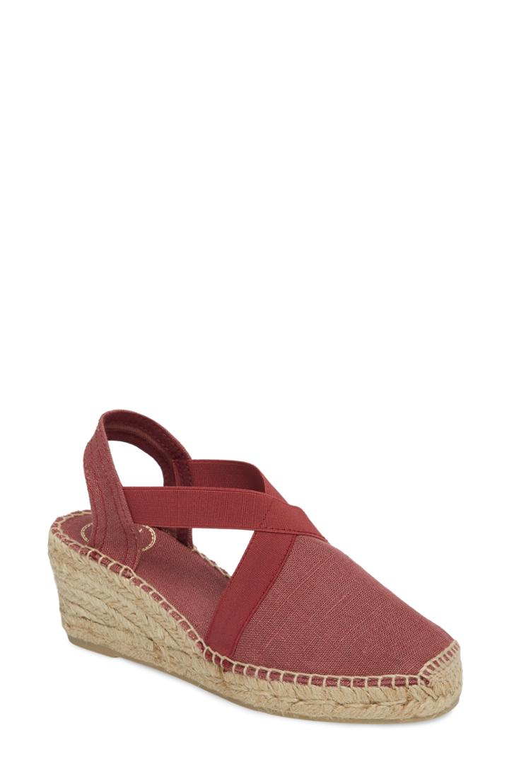 Women's Toni Pons 'ter' Slingback Espadrille Sandal Us / 35eu - Pink