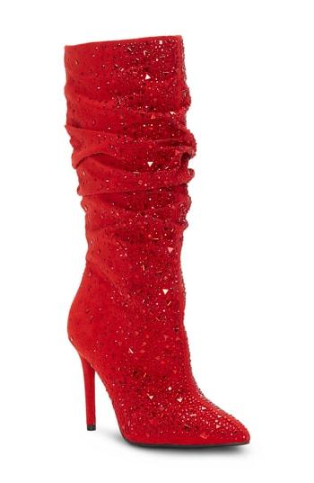 Women's Jessica Simpson Lailee Boot .5 M - Red