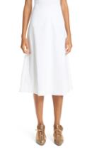 Women's Sies Marjan Ala Crinkled Poplin A-line Skirt - White