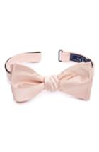 Men's The Tie Bar Herringbone Silk Bow Tie, Size - Pink