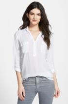 Women's Splendid Lightweight Chest Pocket Shirt - White