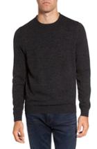 Men's Nordstrom Men's Shop Cotton & Cashmere Roll Neck Sweater - Grey
