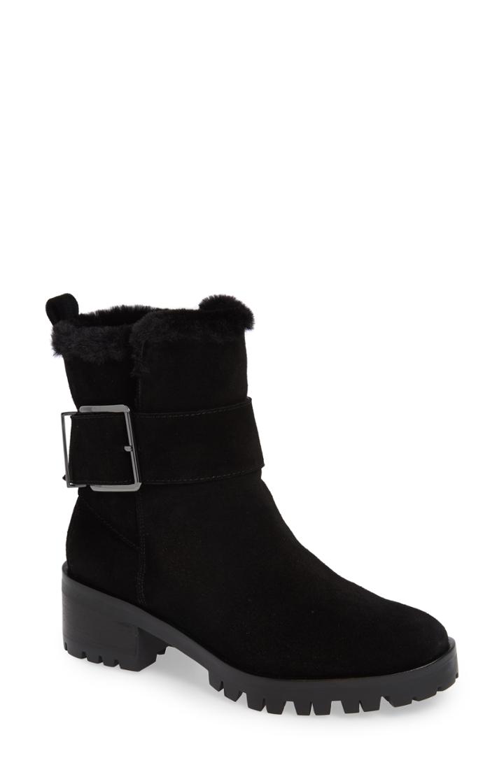 Women's Karl Lagerfeld Paris Preslie Faux Fur Lined Bootie
