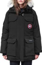 Women's Canada Goose Expedition Hooded Down Parka With Genuine Coyote Fur Trim (0) - Black