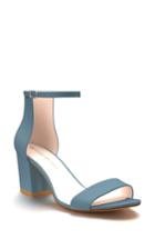 Women's Shoes Of Prey Block Heel Sandal B - Blue