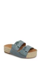 Women's Lucky Brand Izbremma Platform Espadrille Sandal M - Blue