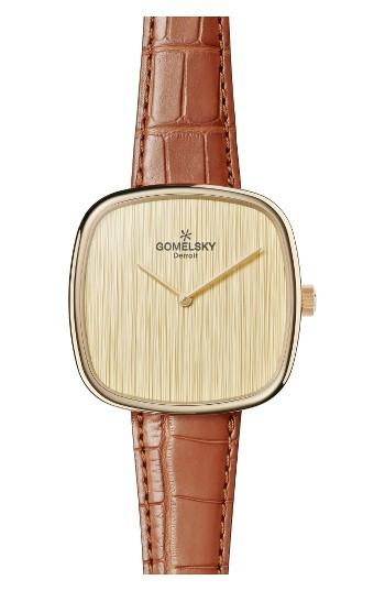 Women's Gomelsky The Eppie Sneed Alligator Leather Strap Watch, 40mm