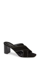 Women's Saint Laurent Loulou Grommet Sandal .5us / 39.5eu - Black