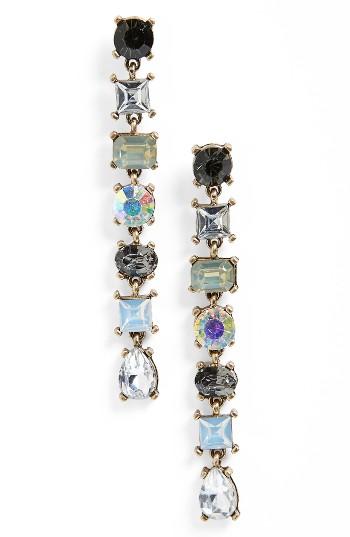 Women's Sole Society Crystal Shoulder Duster Earrings
