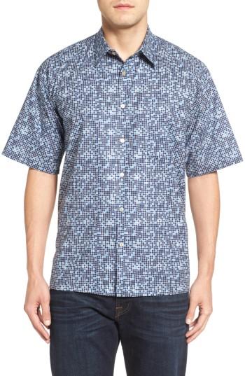 Men's Tori Richard Tessellation Short Sleeve Classic Fit Sport Shirt