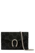 Women's Gucci Dionysus Velvet Wallet On A Chain -