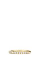 Women's David Yurman 'cable' Ring With Diamonds In 18k Gold