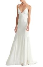 Women's Joanna August Crepe Mermaid Gown - White