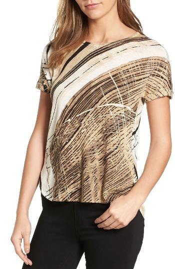 Women's Nic+zoe Gradient Linen Blend Top