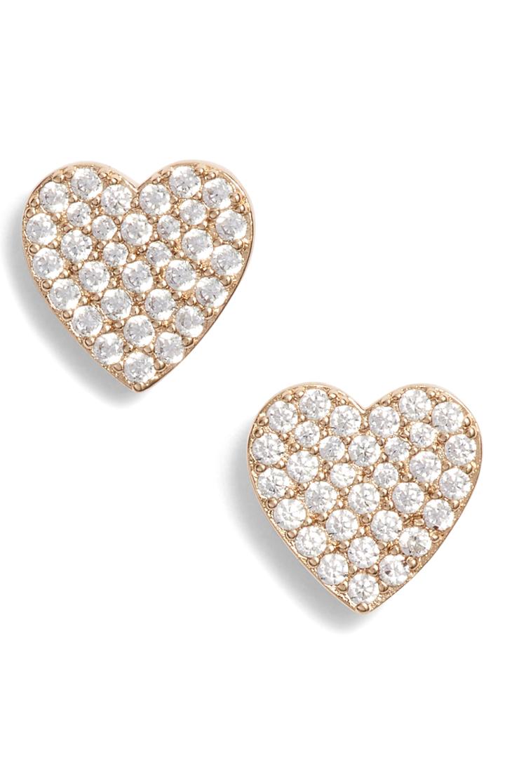 Women's Nadri Cubic Zirconia Heart Earrings