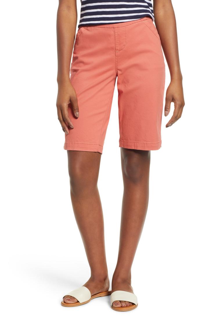 Women's Jag Jeans Gracie Bermuda Shorts - Coral