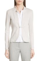 Women's Fabiana Filippi Inset Rib Jersey Cardigan Us / 38 It - Pink