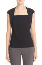 Women's Lafayette 148 New York 'giada' Top Regular - Black
