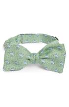 Men's Vineyard Vines Swordfish Print Silk Bow Tie