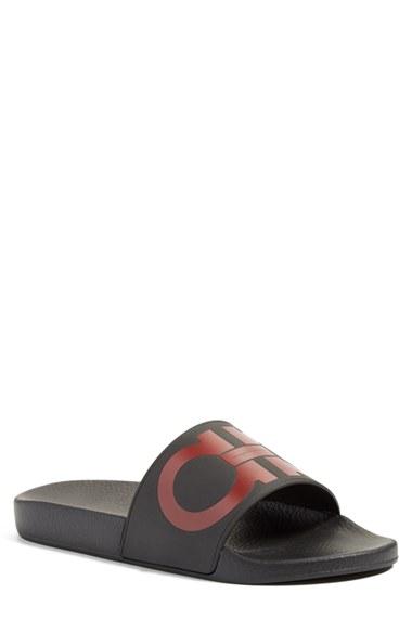 Men's Salvatore Ferragamo 'groove' Slide Sandal
