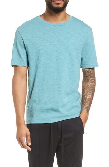 Men's Vince Slim Fit Slub Cotton T-shirt - Blue